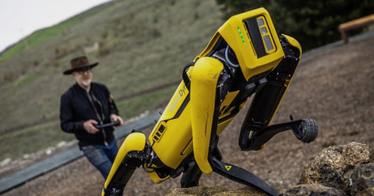 See Boston Dynamics’ Robot Dog Tackle an Outdoor Obstacle Course